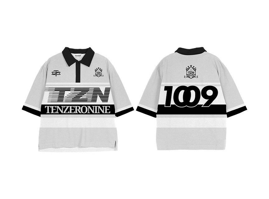 1009 Sporty Polo Shirt in Gray